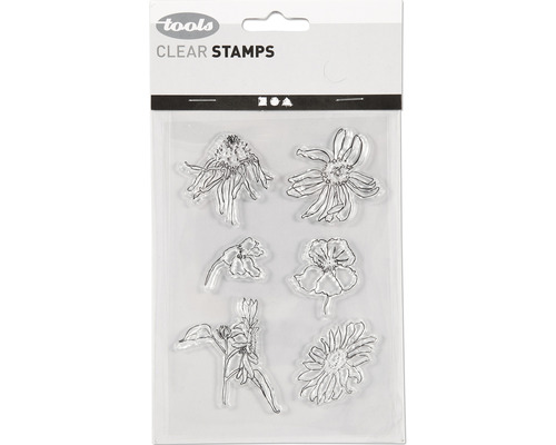 Siliconen stempel, 1 vel zomermotieven