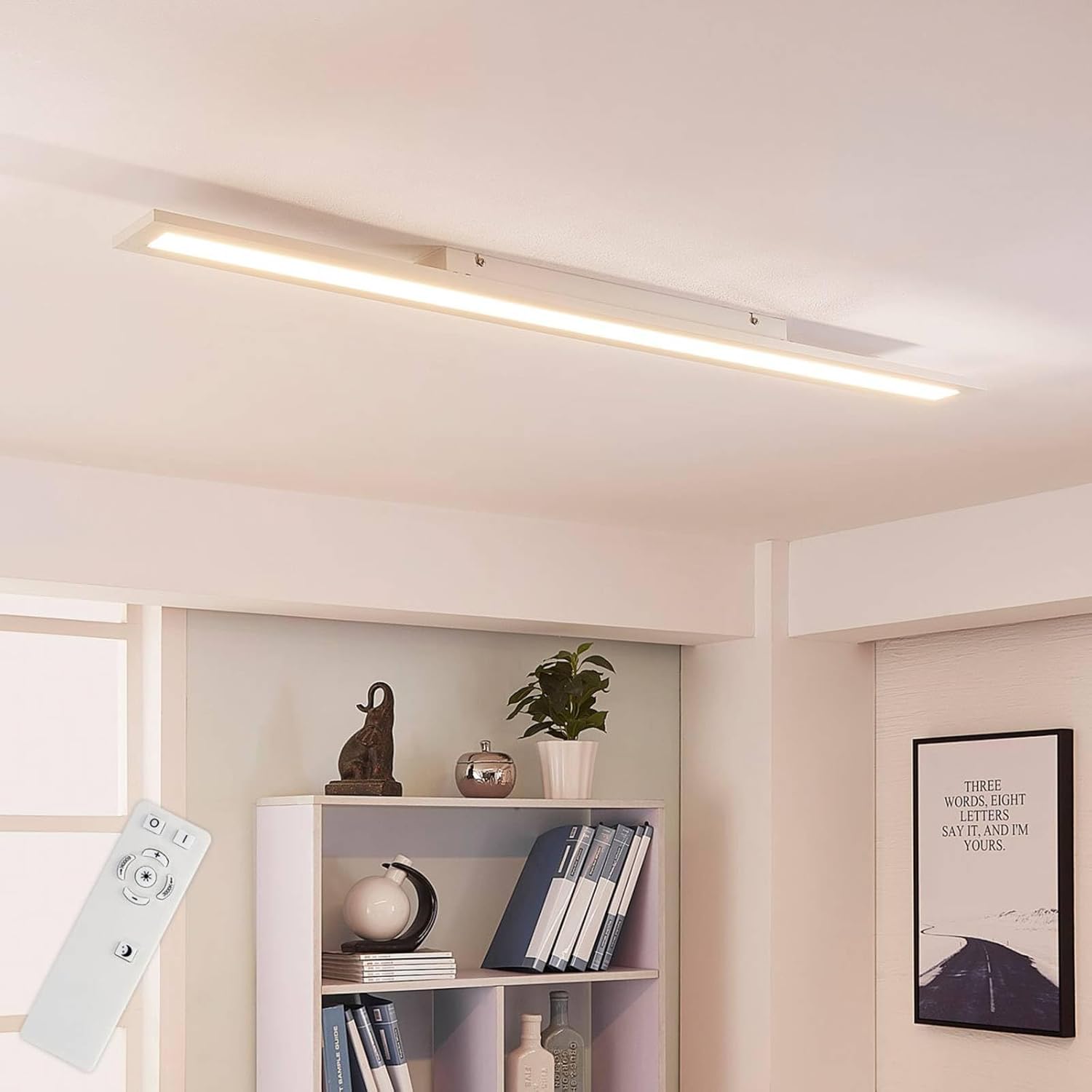 Arcchio LED (LED Panel) Arya dimmbar mit Leselampe in Weiß (1 flammig,) Arbeitszimmerleuchte