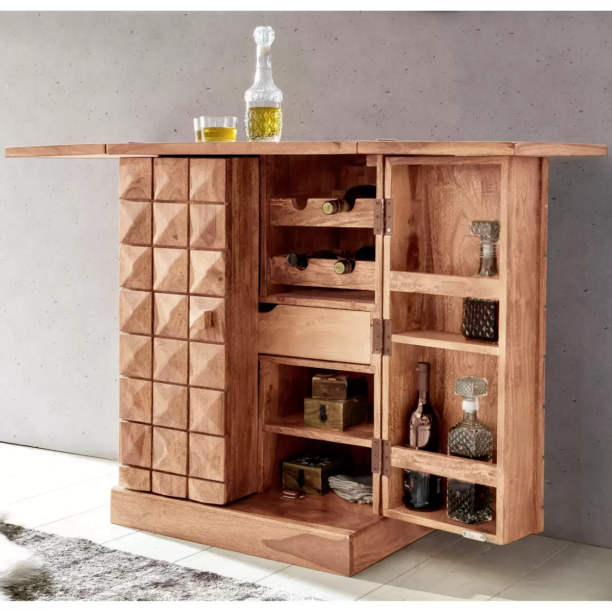 Hausbar Alvega Braun