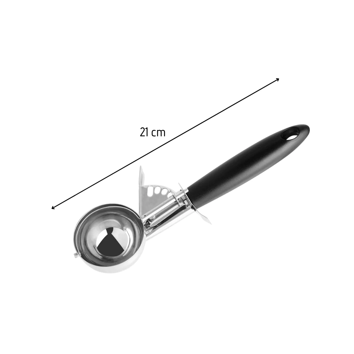 Cuillère à glace avec fonction éjection 21 cm Basic Fackelmann