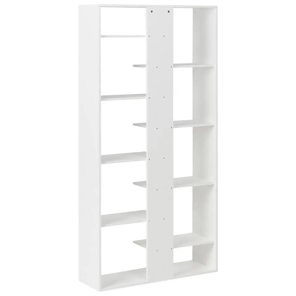 FONTAS - Boekenkast - Wit - Spaanplaat