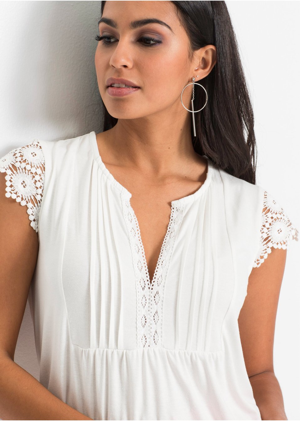 T-shirt à dos décolleté