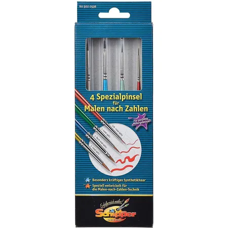 Malen nach Zahlen 4 Spezialpinsel