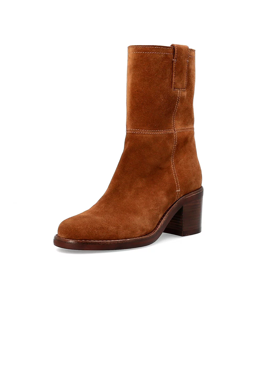 BOOTS VALENTINE VELOURS CAMEL