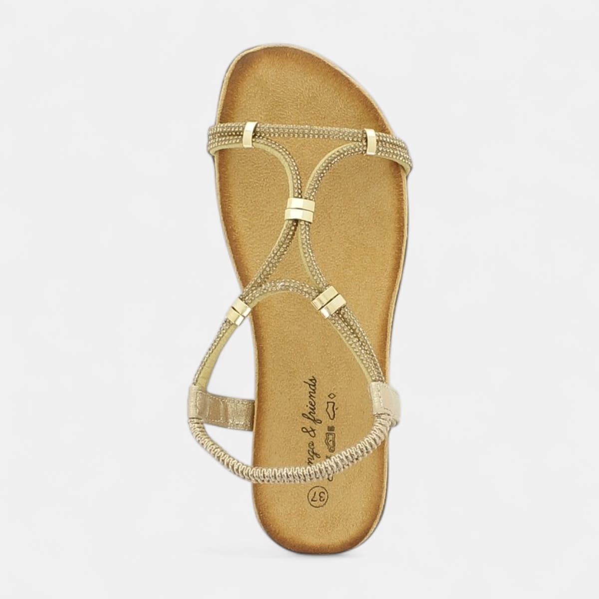 Sandales Femme or