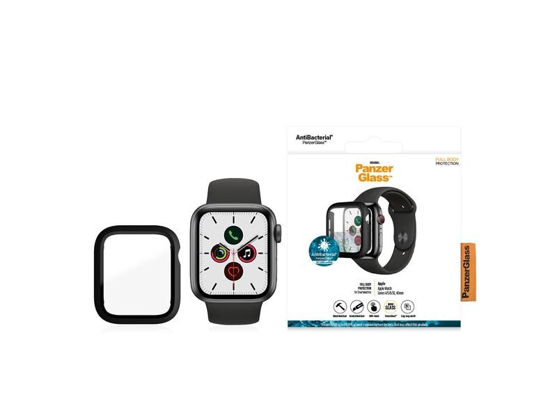 Panzerglass Displayschutz Full Body Apple Watch 4/5/6/SE (4 Full-Body-Displayschutz für die Apple Watch 4/5/6/SE (40 mm)