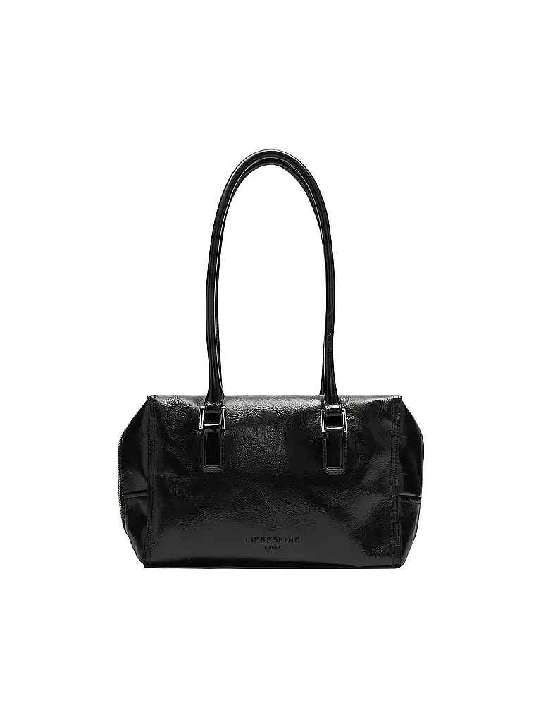 LIEBESKIND BERLIN Ledertasche - Schultertasche KAYLA SATCHEL Small schwarz