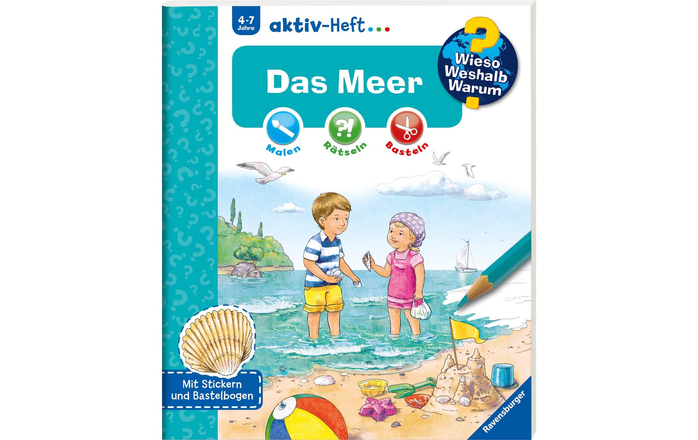 Kinder-Sachbuch WWW Aktiv-Heft: Das MeerWas machen wir am Strand?