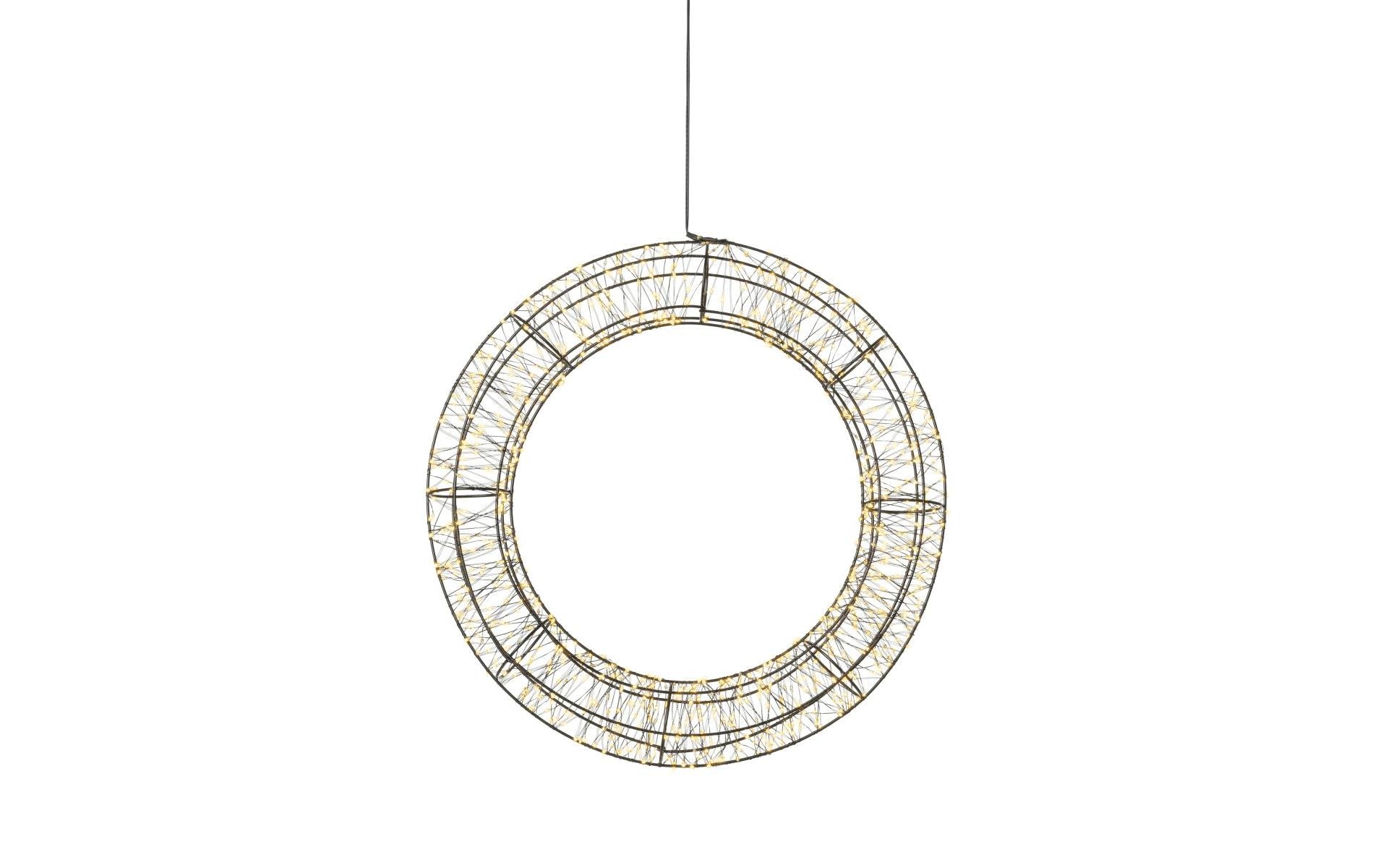 LED Engelskranz Nero 960 LED, Ø 45 cm, 9 WLED Weihnachtsdekoration für den Innen- und Aussenbereich