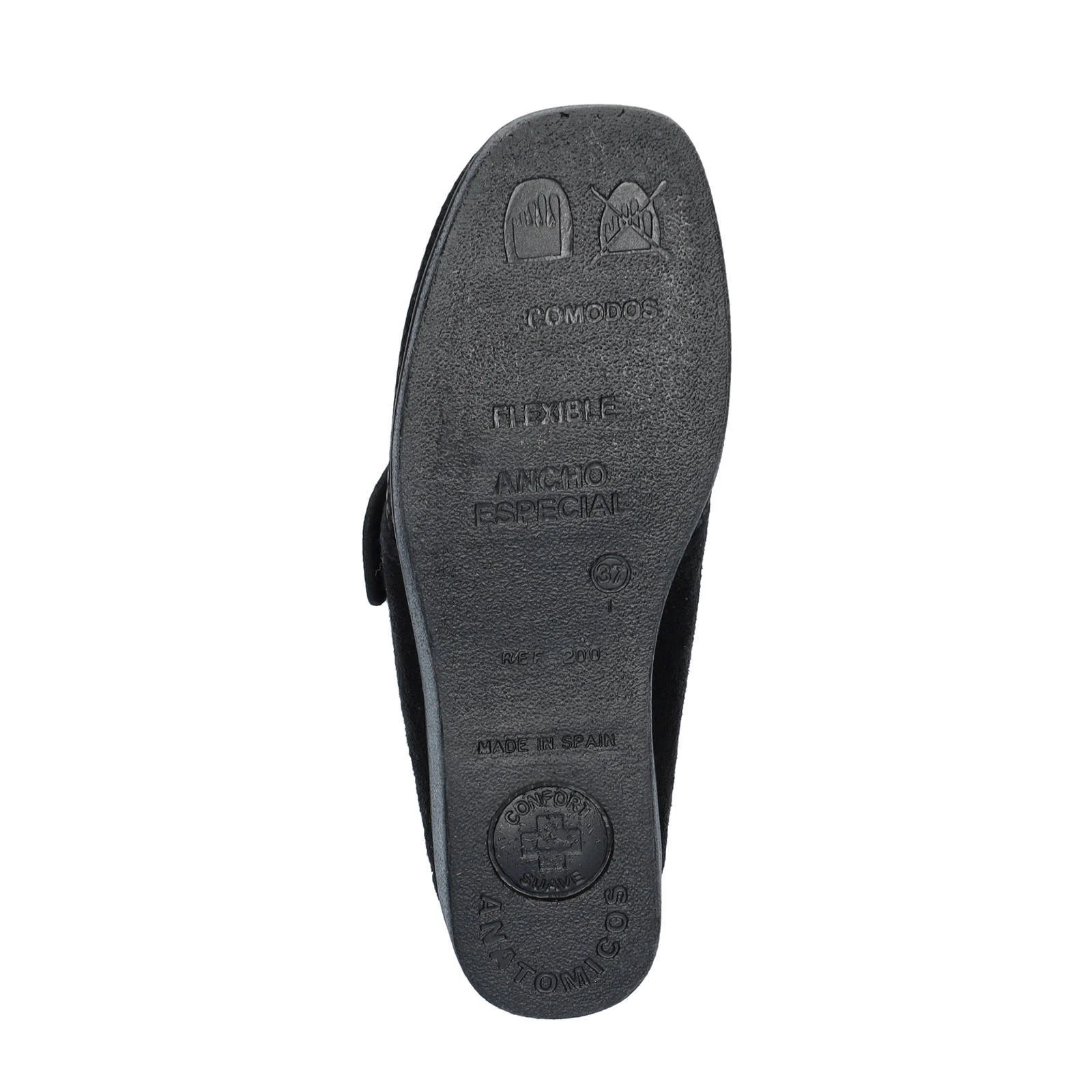 Nelson Home pantoffels zwart