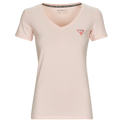 Guess - SS VN MINI TRIANGLE TEE - Rose
