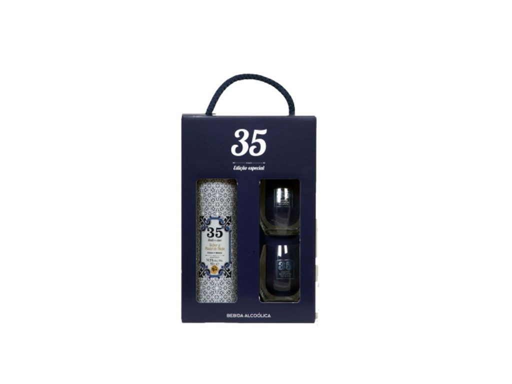 LICOR 35 ORIGINAL   2 COPOS 0.50L