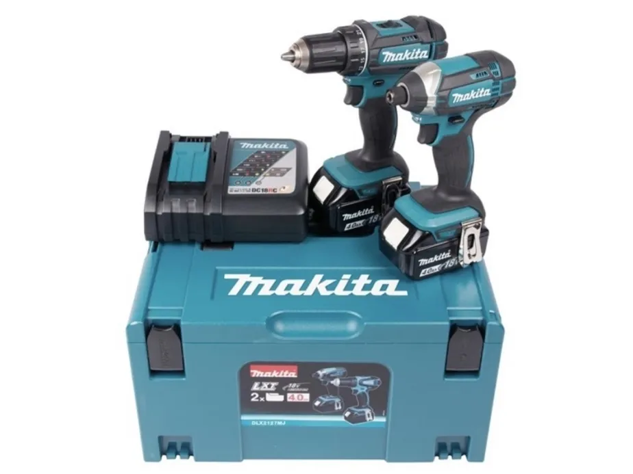 Makita įrankių komplektas DLX2127MJ 18V 2X4,0Ah Li-ion (DDF482 DTD152)