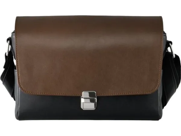 Olympus Premium CBG-11PR - Bæretaske til kamera - læder - sort, brun - for Olympus PEN-F