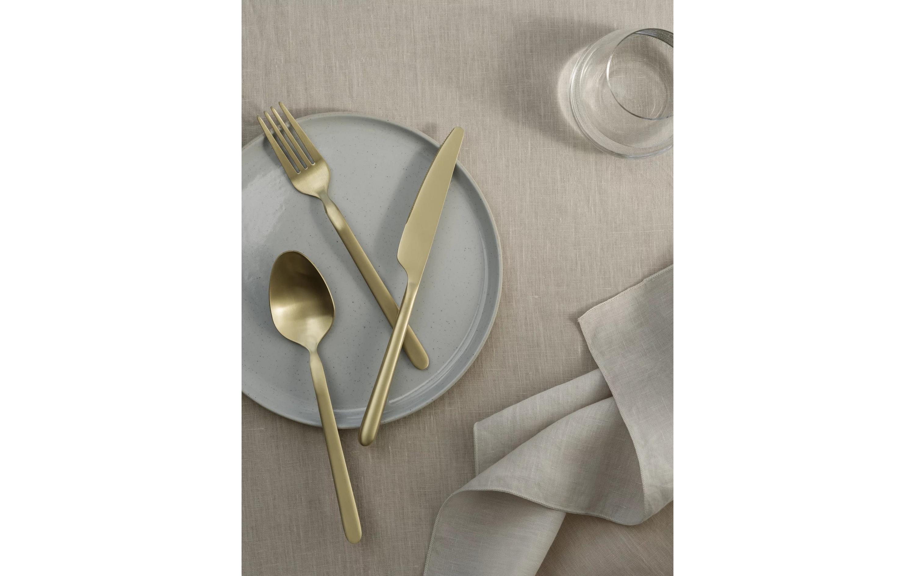 Besteck-Set Stella 16 Stück, Champagner<br>16-teiliges Besteck-Set