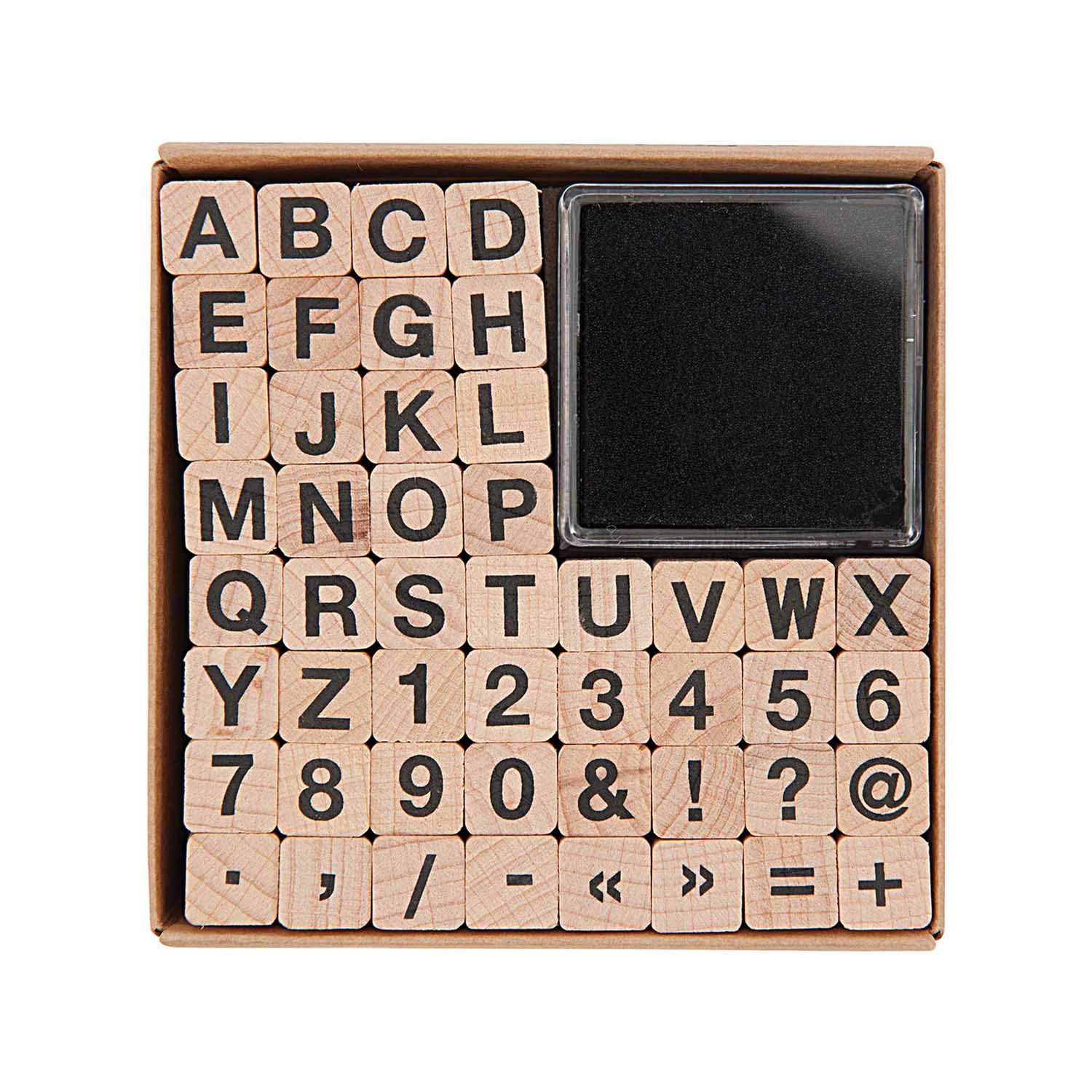 Stempelset „ABC und Zahlen