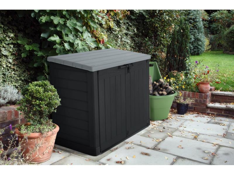 Keter Gartenschrank KST Store It Out MAX Anthrazit/Grau Aufbewahrungsschrank