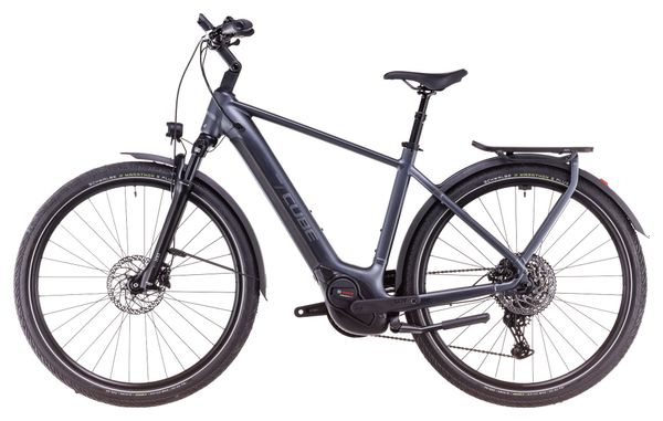 VTC Électrique Cube Touring Hybrid Pro 625 Shimano Cues 11V 625 Wh 700 mm Gris Metallic 2025