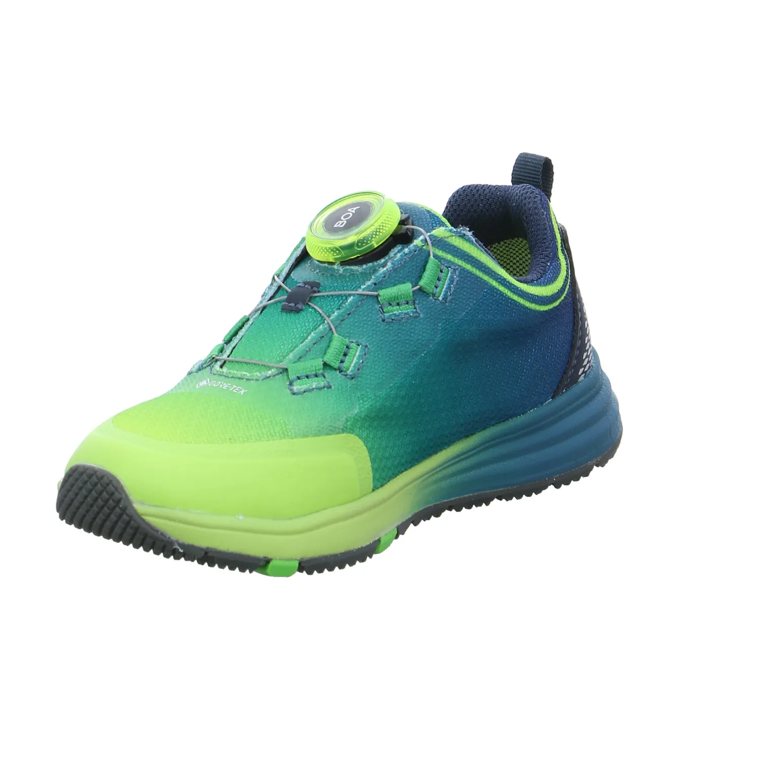 VADO Kleinkinder-Sport -Halbschuh Grün Textil  Sneaker Outdoor