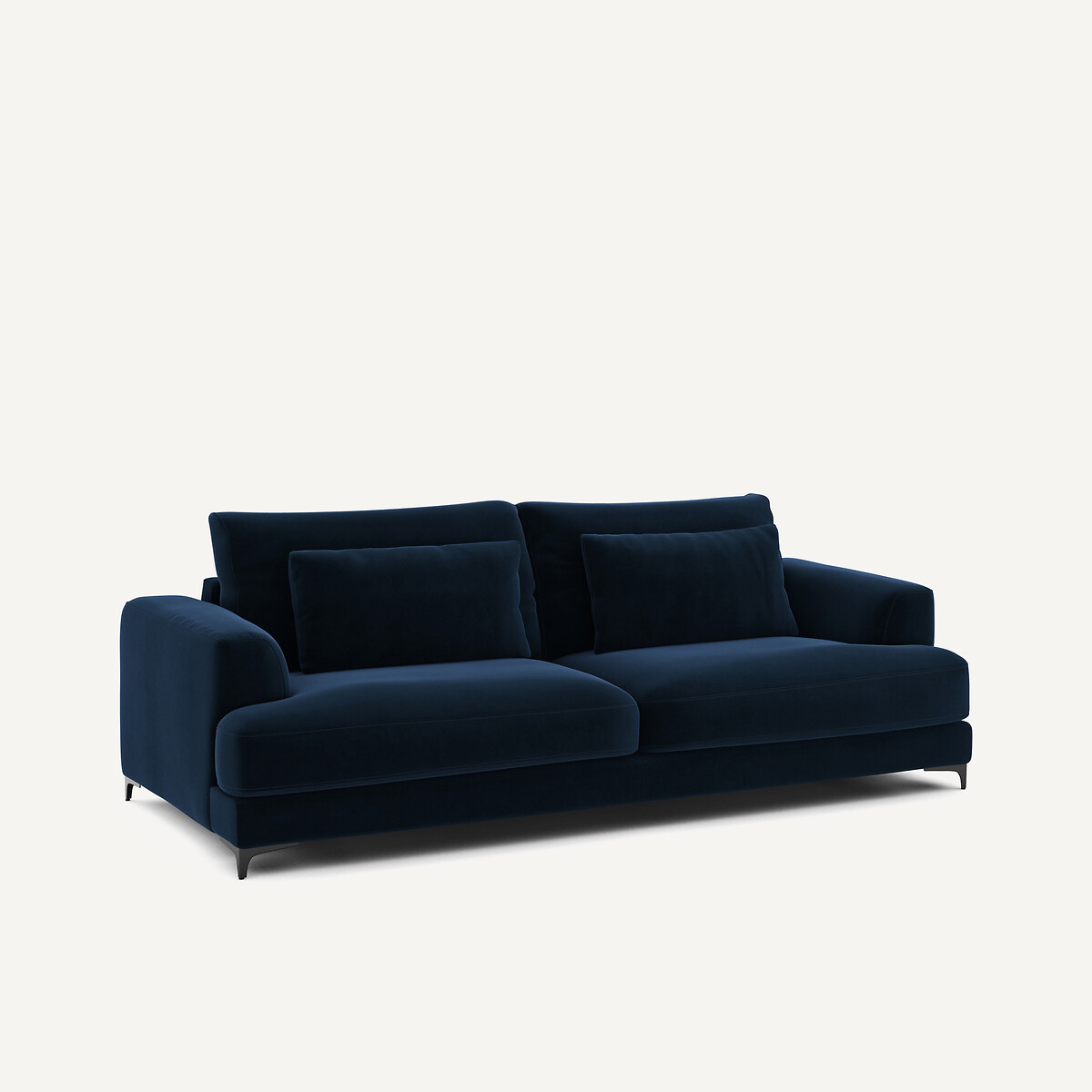 AM.PM<br>Sofá-cama de veludo de 4 lugares, Marsile