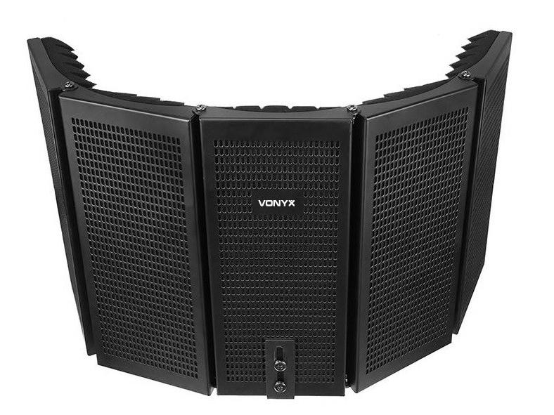 Vonyx Akustikschirm MRF30 Mikrofon-Reflexionsfilter