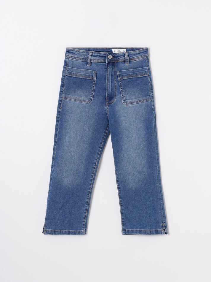 Calça Capri - Azul Escuro
