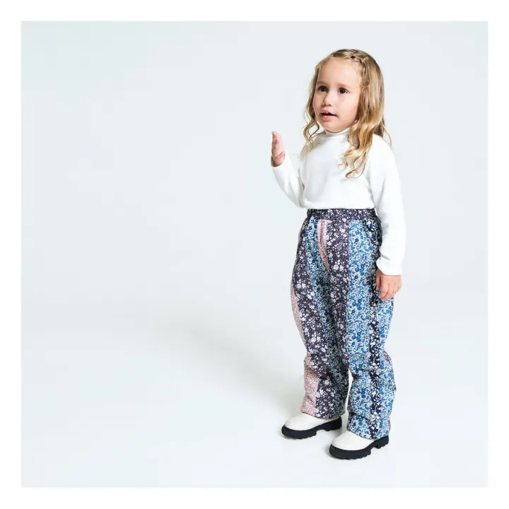 Esther Pantalon Matelassé Patchwork Bingley | Bleu