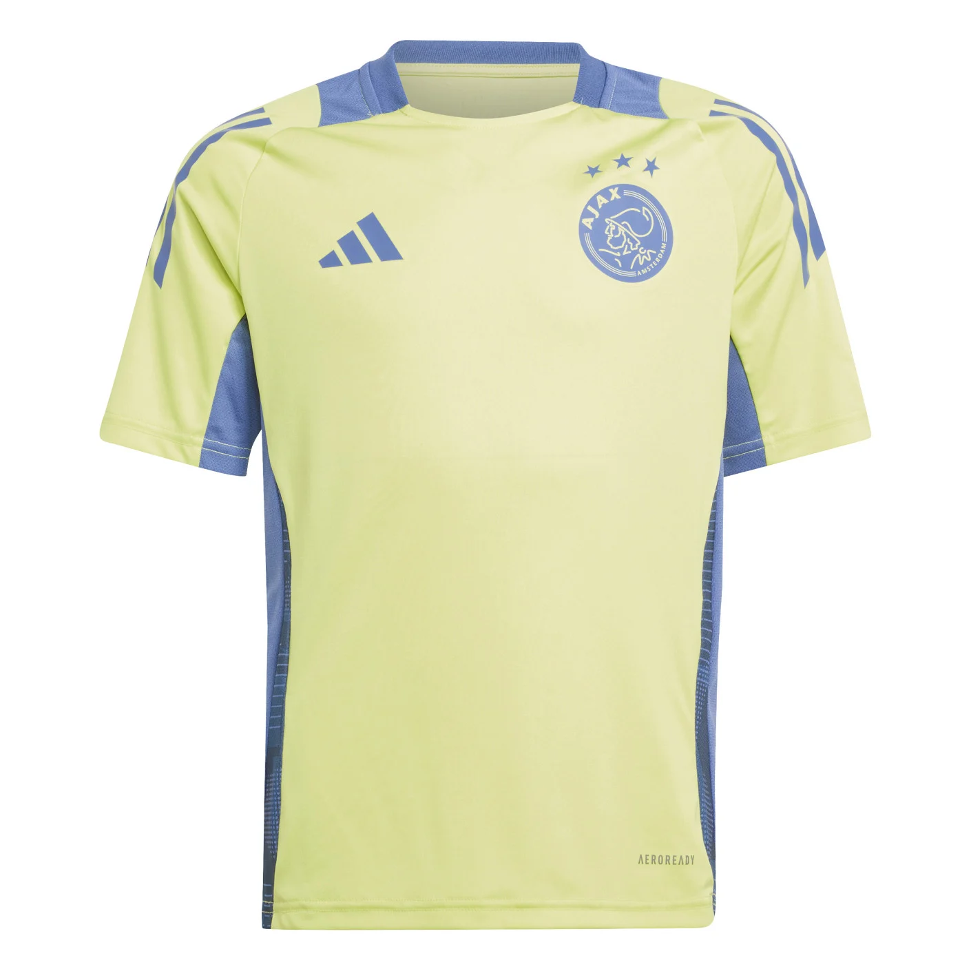 Adidas Ajax Trainingsshirt 2024-2025 Kids Geel Blauw