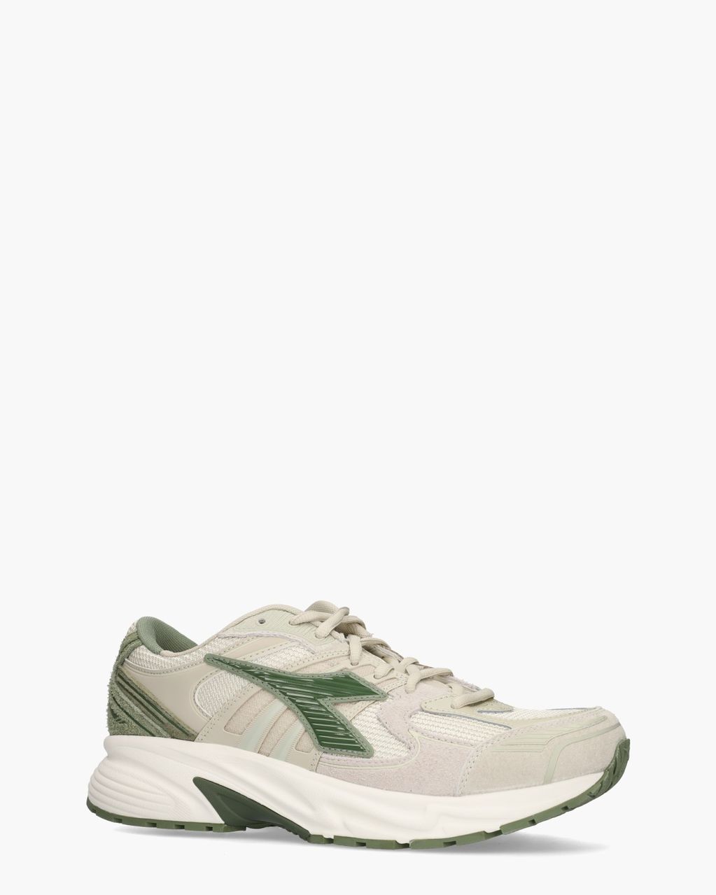 Diadora Sport Mythos Star Beige/Groen Herensneakers