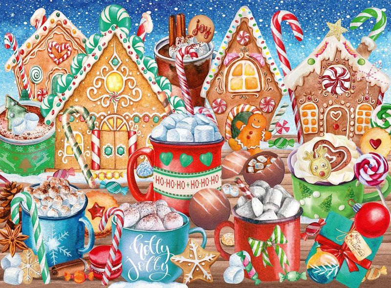 Ravensburger - Kerstmis - Legpuzzel - Multicolor - 200 Stukjes - 49 x 36 cm