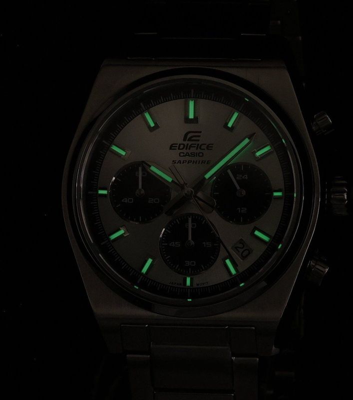 Edifice - EFB-730D-7AVUEF - Heren Horloge - Zilverkleurig - RVS - Quartz