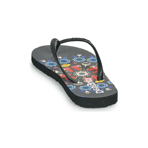 Desigual - FLIP FLOP BUTTERFLY - Noir