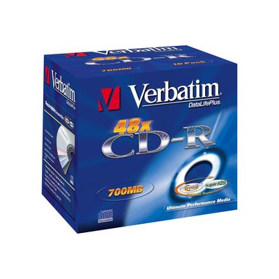 Verbatim AZO Crystal - CD-R x 10 - 700 Mo - support de stockage