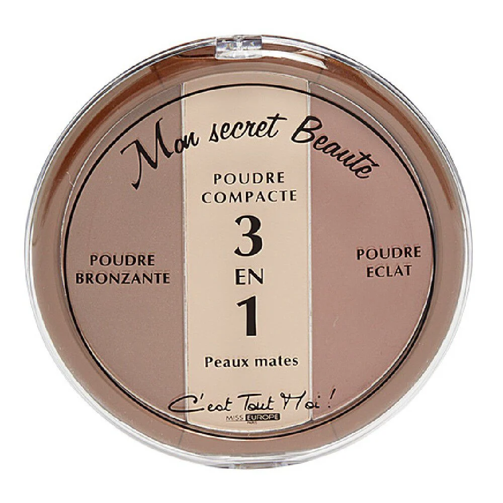 Poudrier 3 teintes secret de beauté