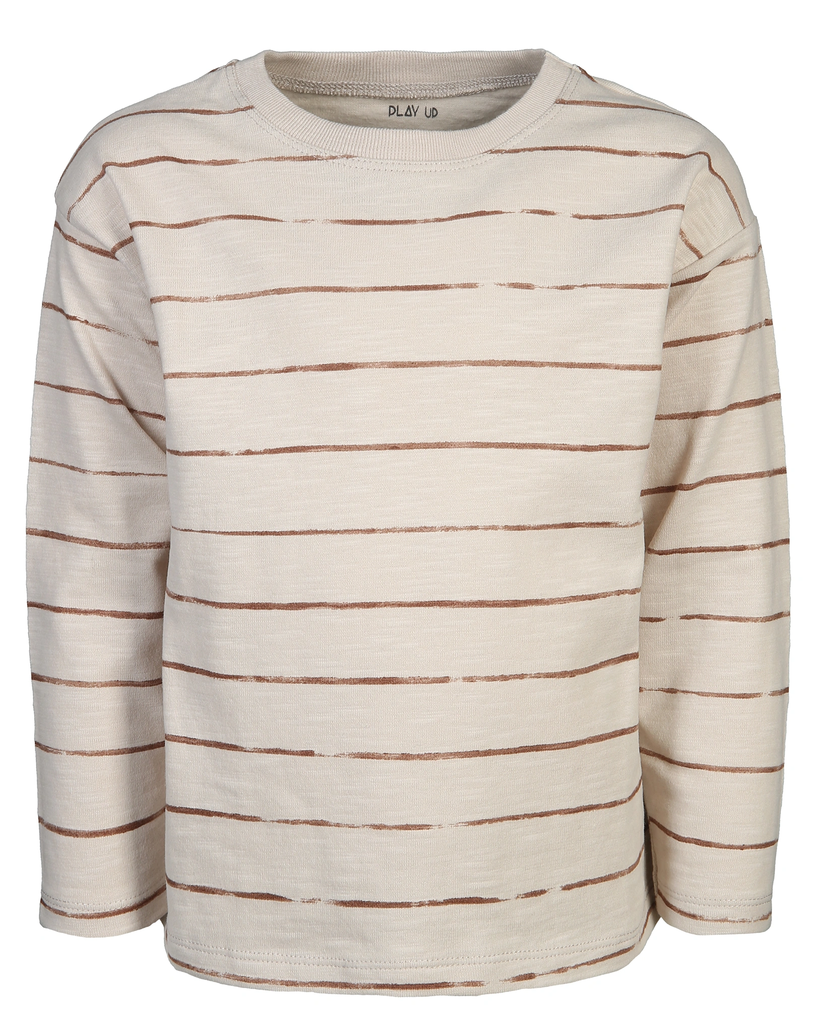 Jersey-Langarmshirt STITCH gestreift in oat