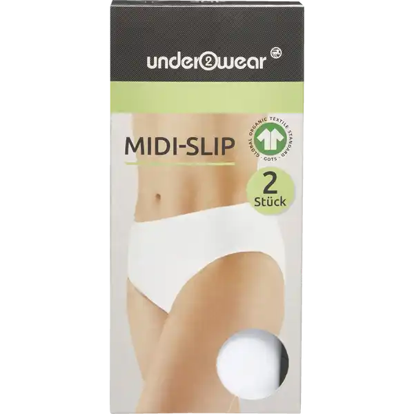 Midi Slip DP weiß M