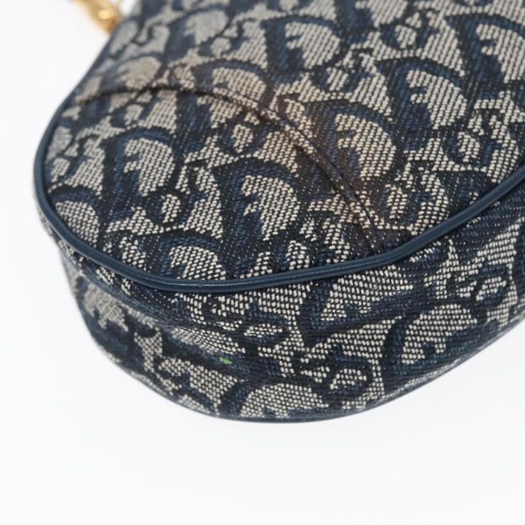 Dior Vintage Dior Saddle Bag Navy