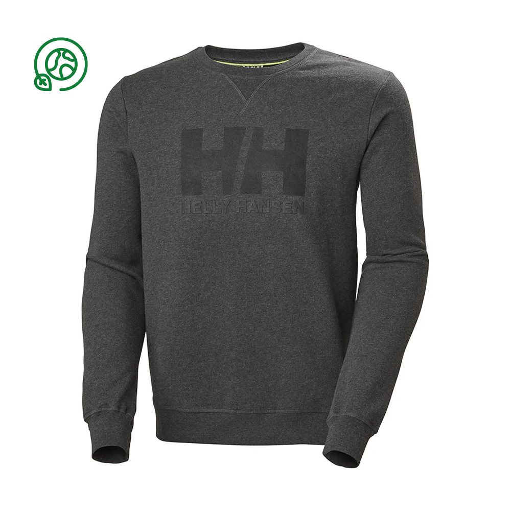 Helly Hansen HH® LOGO CREW - Sweat Homme ebony melange