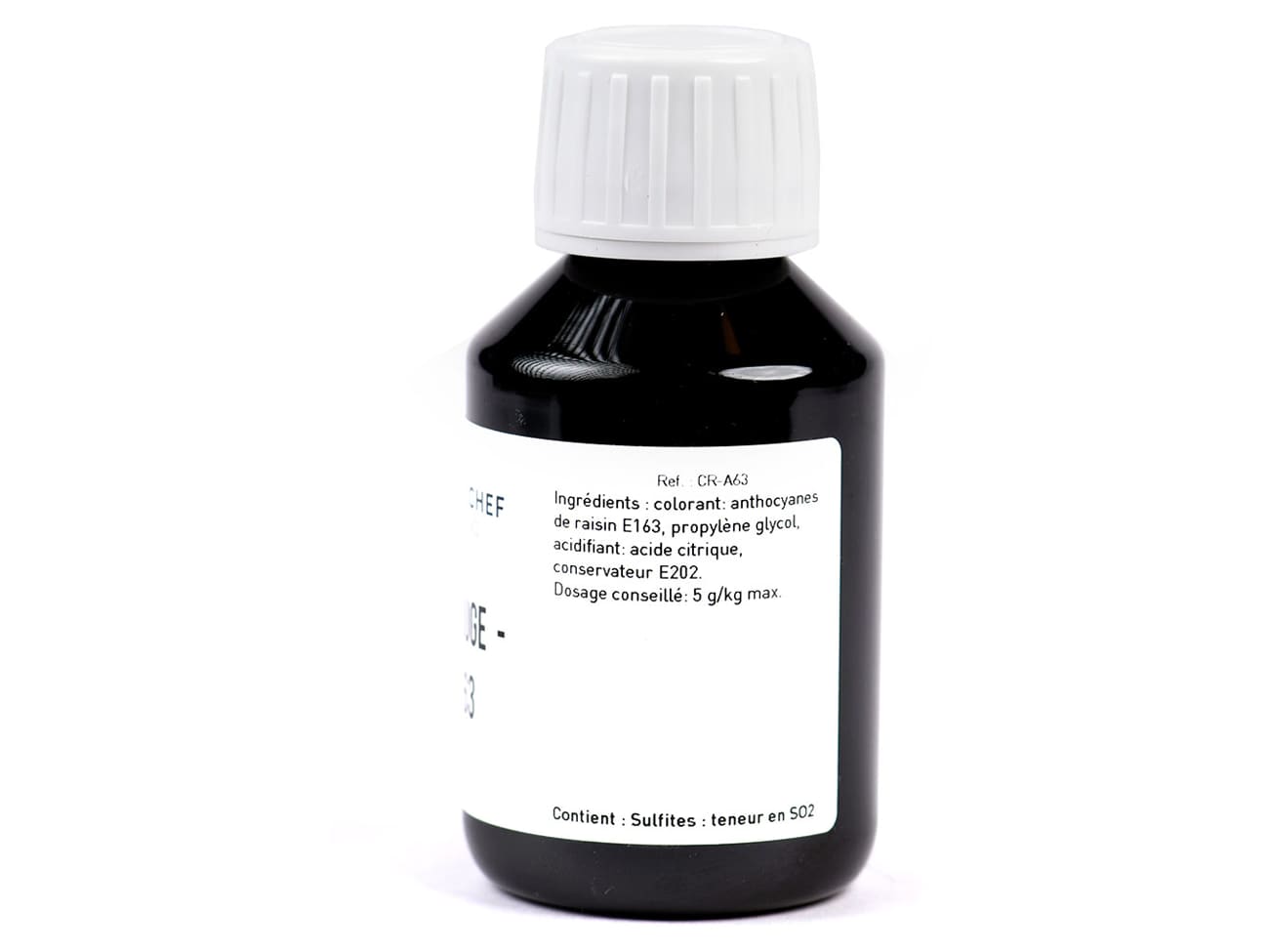 Colorant alimentaire liquide - rouge-violet E163 - 115 ml - Meilleur du Chef