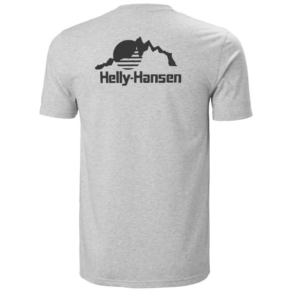 T-shirt HELLY HANSEN NORD GRAPHIC T-SHIRT GREY MELANGE