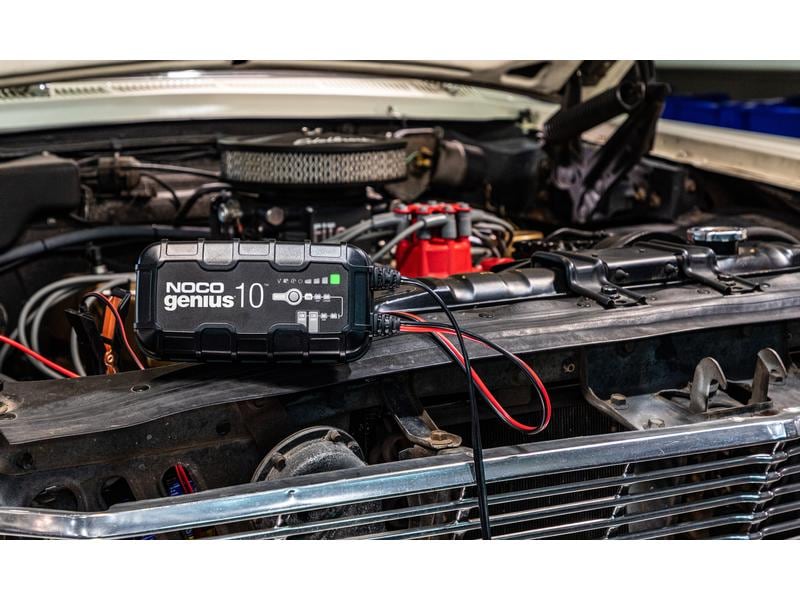 Noco Batterieladegerät GENIUS10EU 6-12 V, 10 A Ladegerät für 6 bis12 V Autobatterien