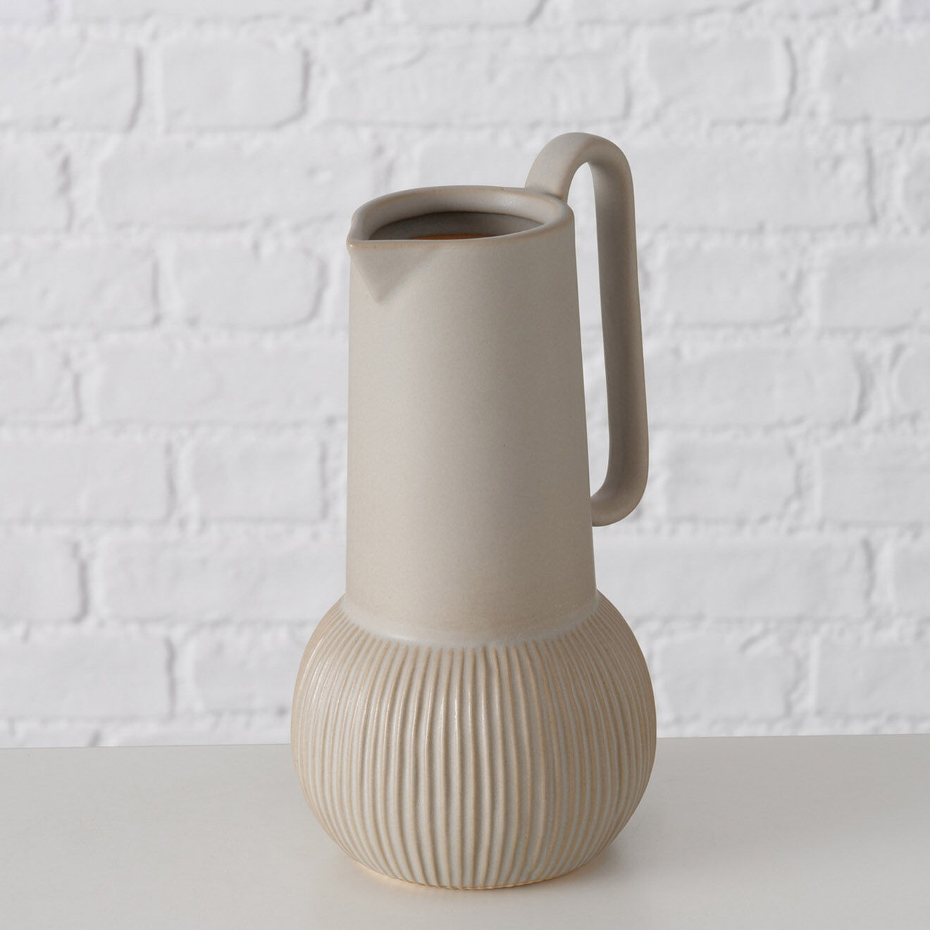 Boltze Vase Bromery vert - D.11xH.22 cm
