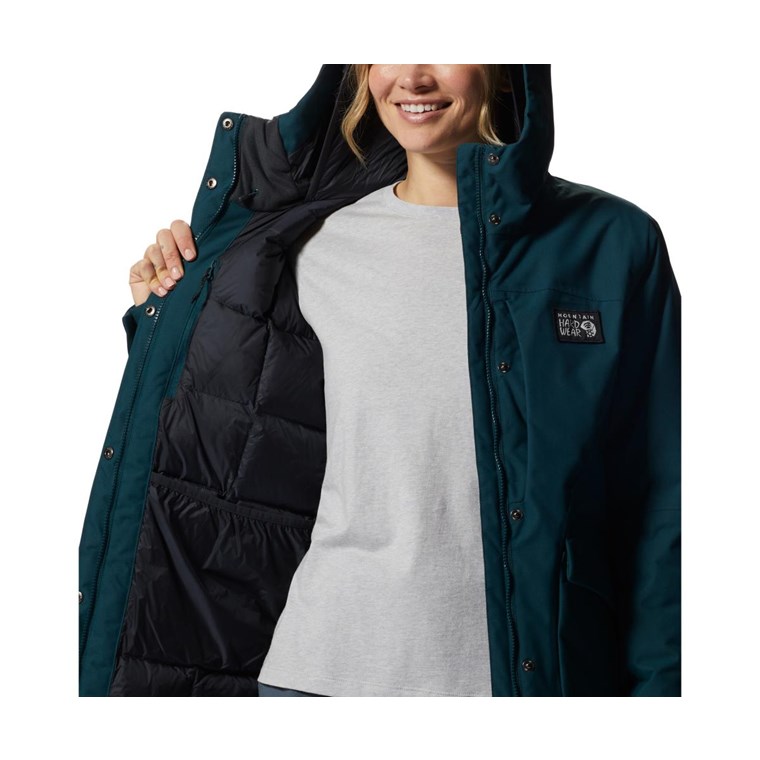 Mountain Hardwear Weather Down Parka Women Dark Marsh