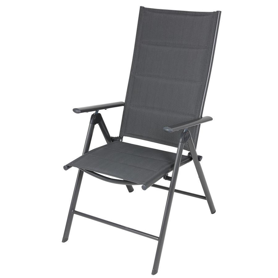 Alu-Klappsessel 57x68x110cm Anthrazit