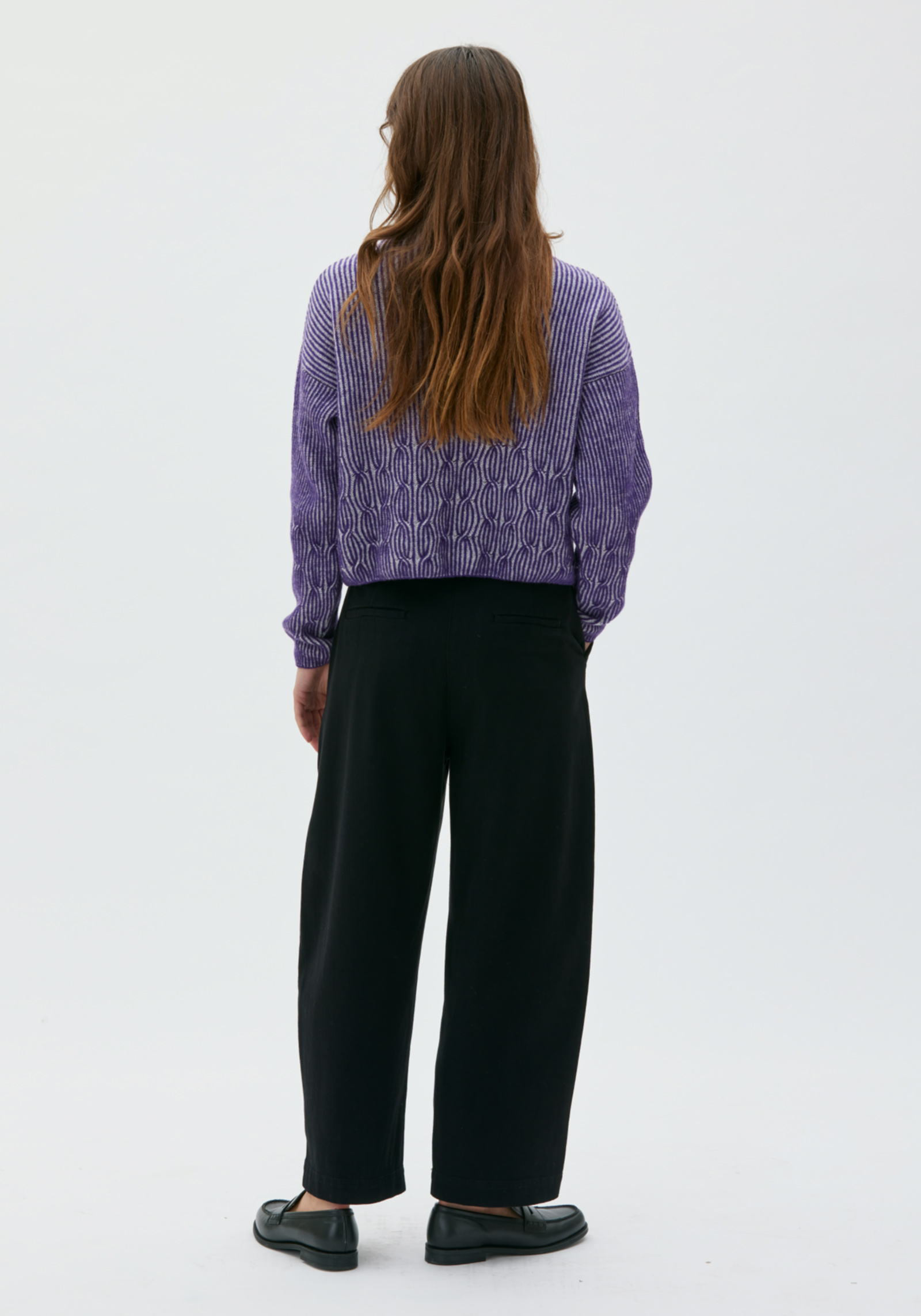 Maska Pullover Telma Wool Lilac Bicolour