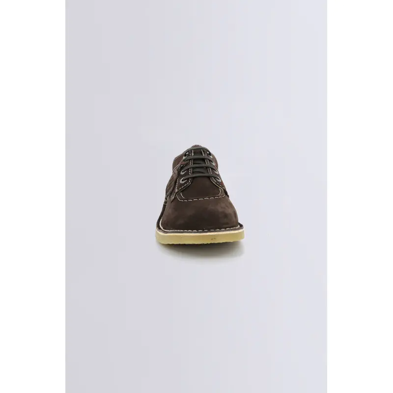 KICK KARMA MARRON FONCE DERBIES Cuir Homme