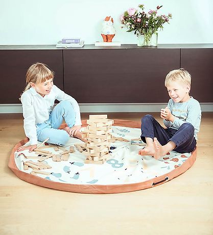 Play&Go Spielzeugteppich - Dm: 140 cm - Veggie Numbers
