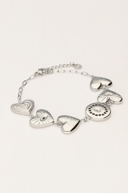 Iconic armband chunky hartje