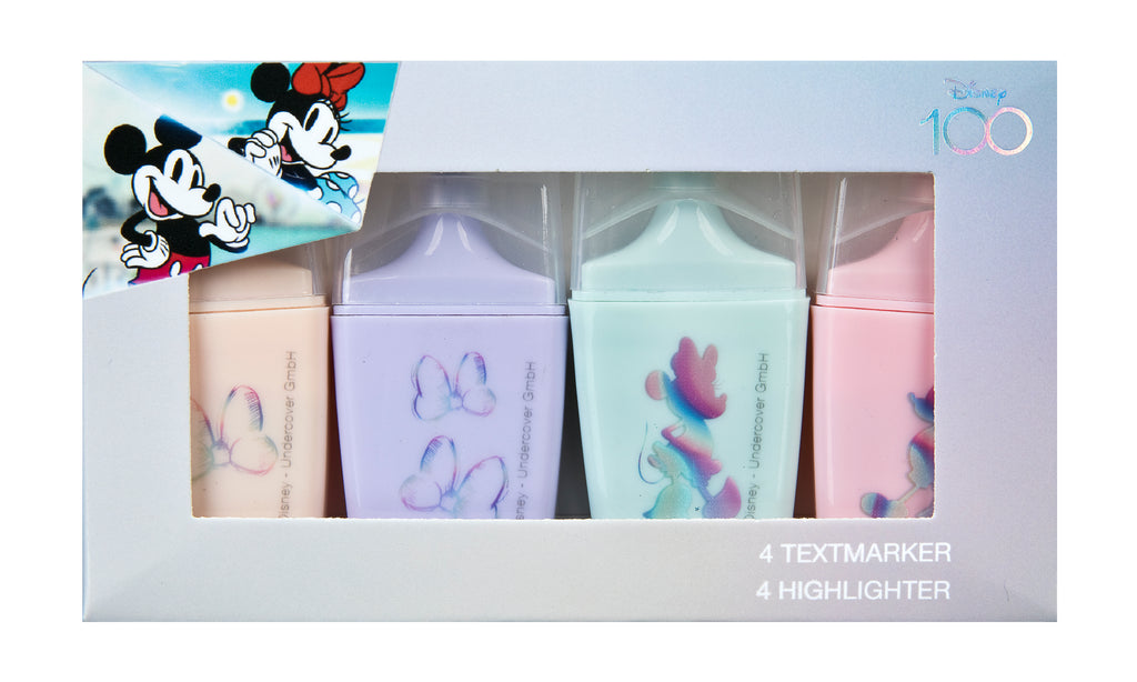 Conjunto 4 Sublinhadores Neon - Mickey