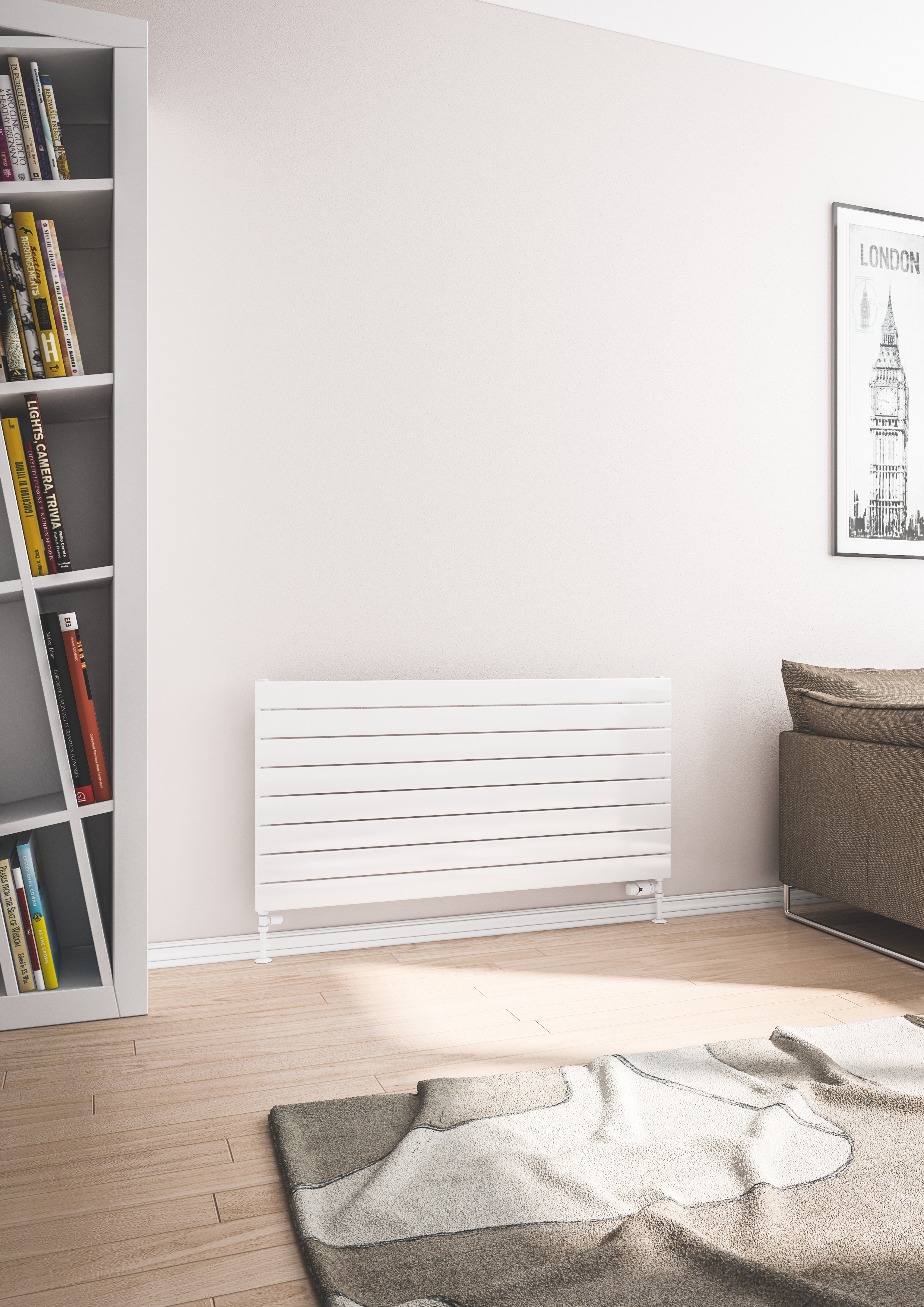 Eastbrook Addington type 10 radiator 60x120cm staal 1055W wit glans